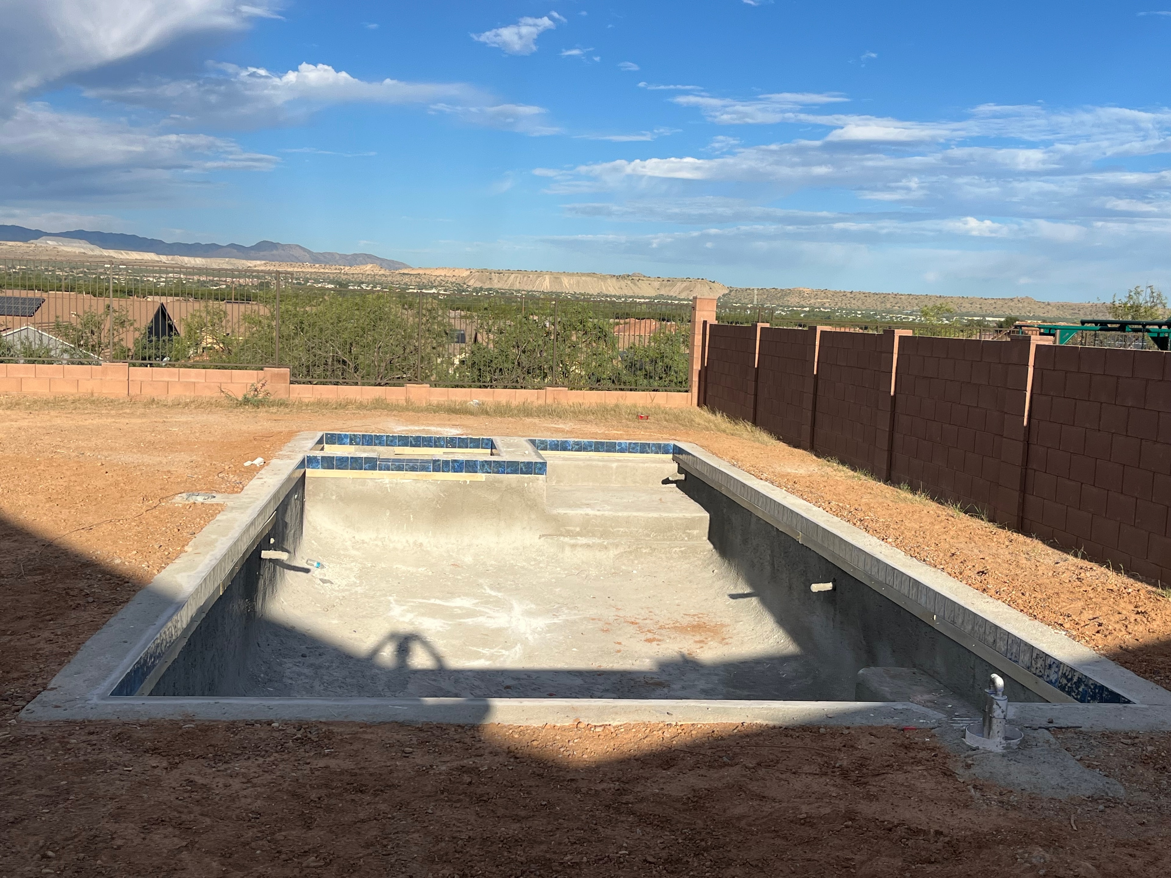 Fort Lowell Heritage Pool patio view