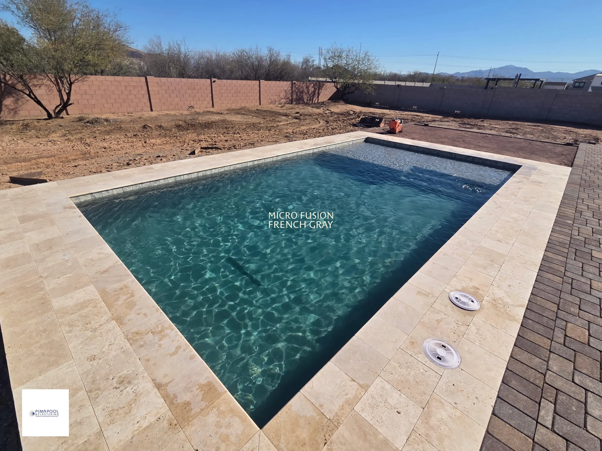 Quartzscapes Tahoe Blue finish
