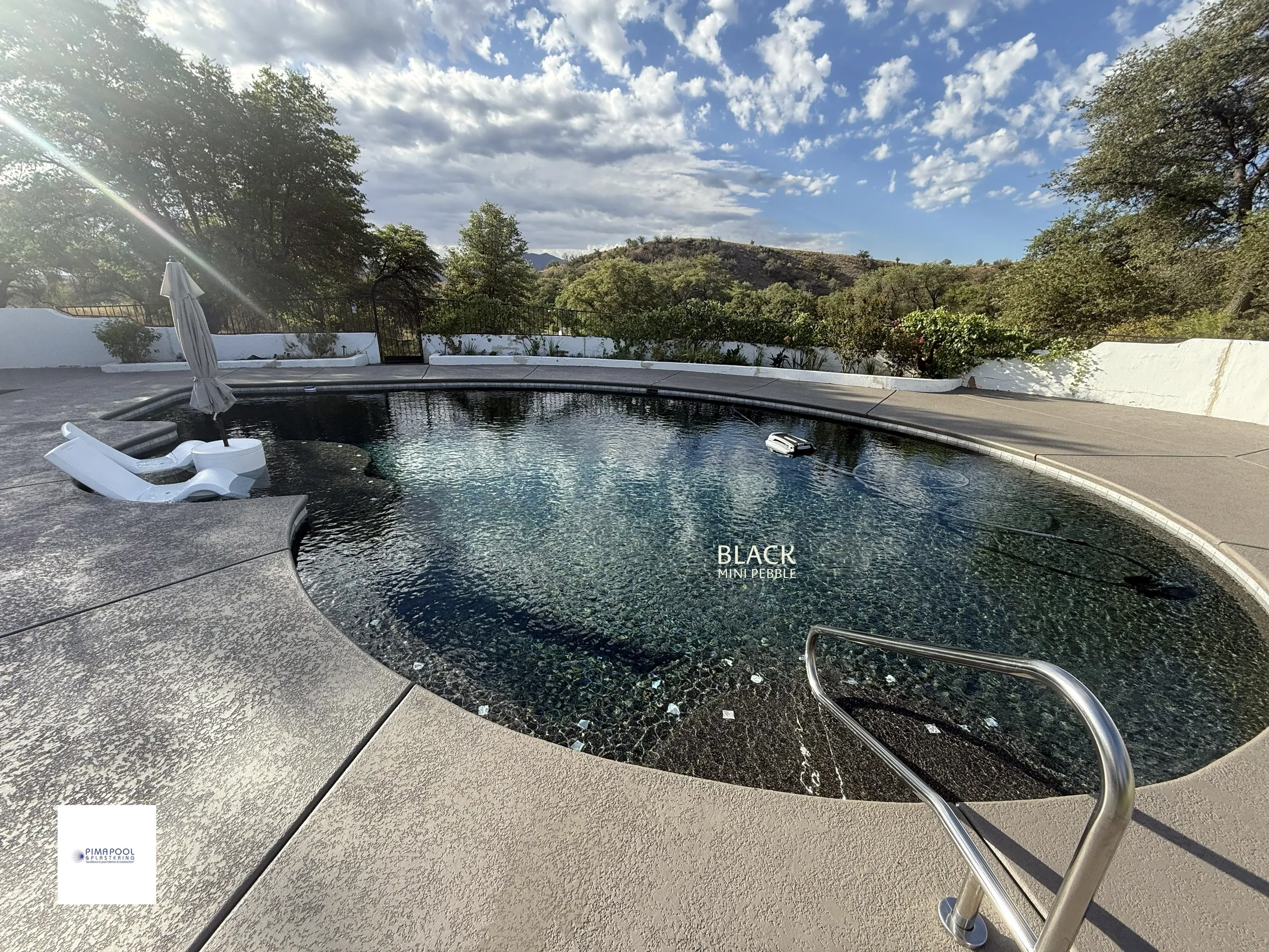 Travertine Ivory deck and coping