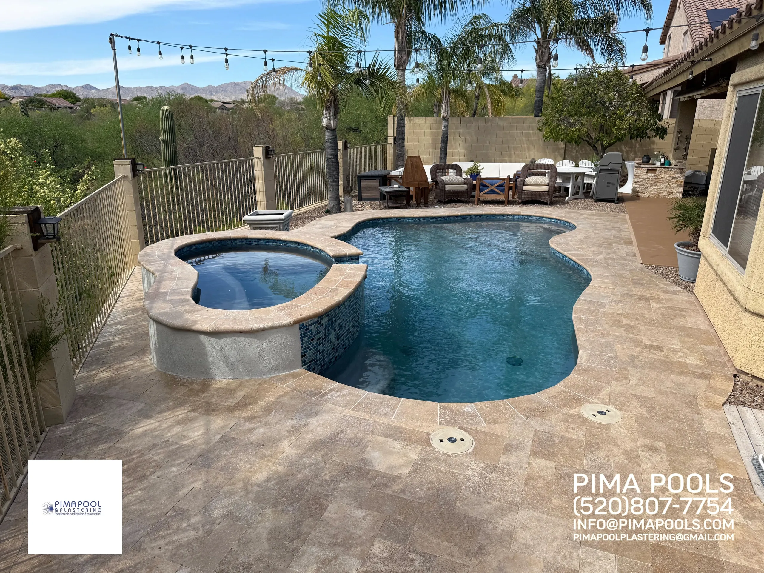 Pool equipment pump and heater upgrade installation